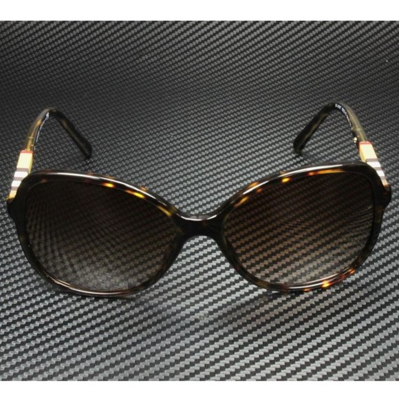 Burberry Dark Havana Women 58mm Sunglasses - Picture 2 of 5